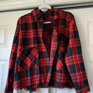 Hyfve buffalo check flannel top